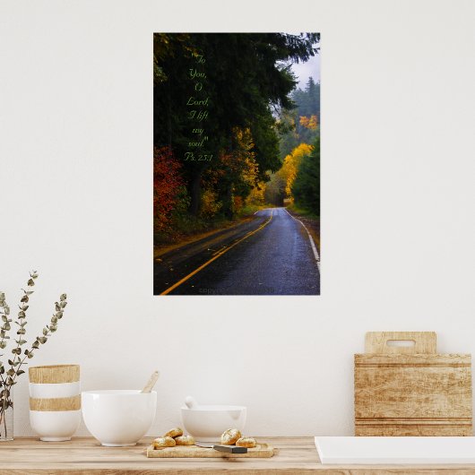 Dodge Road Splendor w/Scriptvers Poster (Keuken)