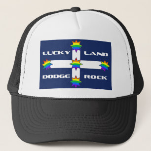 Dodge Rock Trucker Hat - Lucky Land Eureka Rainbow Pet