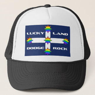 Dodge Rock Trucker Hat - Lucky Land Eureka Rainbow Pet