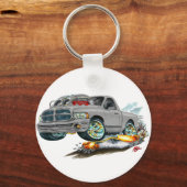 Dodge SRT10 Gray Truck Sleutelhanger (Voorkant)