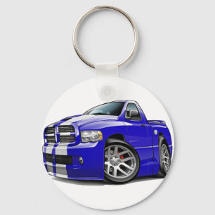 Dodge SRT10 Ram Blue-White Truck Sleutelhanger