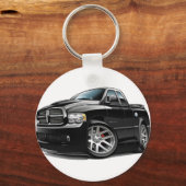 Dodge SRT10 Ram Dualcab Black Sleutelhanger (Voorkant)