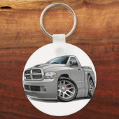 Dodge SRT10 Ram Grey Sleutelhanger (Voorkant)