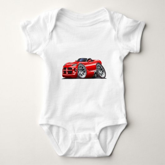 Dodge Viper Roadster Red Car Romper (Voorkant)