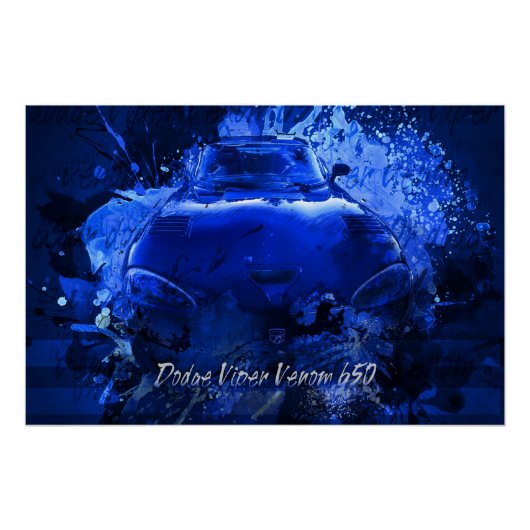 Dodge Viper Venom 650 Perfect Poster (Voorkant)