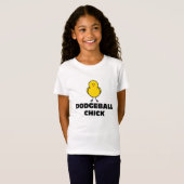 Dodgeball Chick T-shirt (Voorkant volledig)