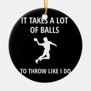 Dodgeball Gaga Ball Game Keramisch Ornament