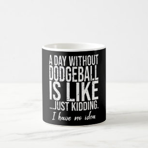 Dodgeball grappig cadeidee voor sport koffiemok