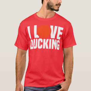 Dodgeball Ik hou van eendje T-shirt