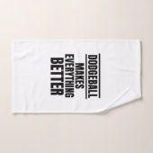 Dodgeball maakt alles beter handdoek (Handdoek)