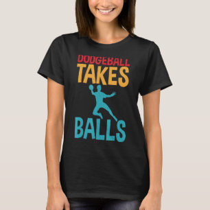 Dodgeball neemt afdruk-tekst met Dodgeball T-shirt