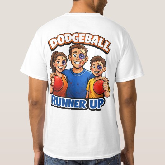 dodgeball runner up t-shirt (Achterkant)