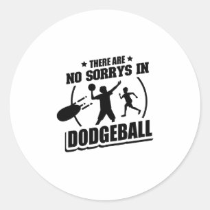 Dodgeball-speler Team Trainer Sport Gifts Ronde Sticker