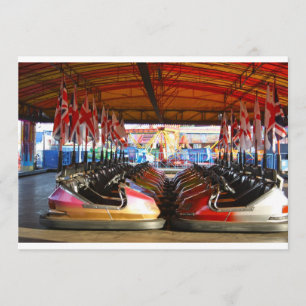 Dodgem Bumper Car Invitations Kaart
