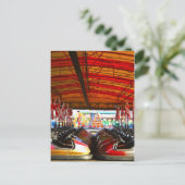 Dodgem Bumper Cars Briefkaart (Staand voorkant)