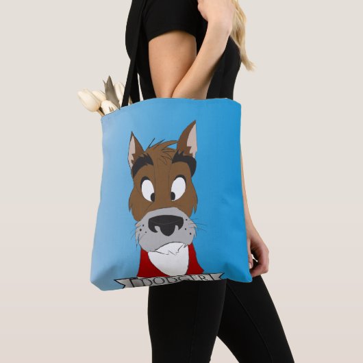 Dodger The Dog Tote Bag (De près)