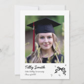 Dodle Graduation Party Invitation Whimsical Fun (Dos)