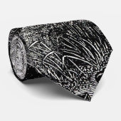 Dodo Antiek Print Stropdas (Opgerold)