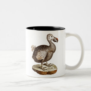 Dodo Bird Retro Dodos Birds 1700 Tweekleurige Koffiemok