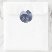 Dodo Bird Ronde Sticker (Tas)