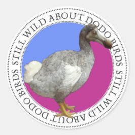 Dodo Bird Ronde Sticker