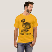 Dodo Bird vergeet nooit shirt (Voorkant volledig)