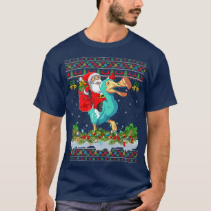 Dodo Bird Xmas Pajama Ugly Santa Dodo Chris T-shirt