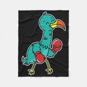 Dodo doet aan boksen fleece deken