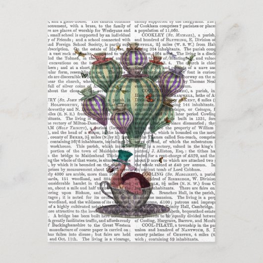 Dodo in Teacup met libellen Briefkaart (Voorkant)