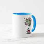 Dodo in Teacup met libellen Mok (Voorkant rechts)