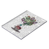 Dodo in Teacup met libellen Notitieboek (Linkerzijde)