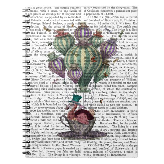 Dodo in Teacup met libellen Notitieboek (Voorkant)