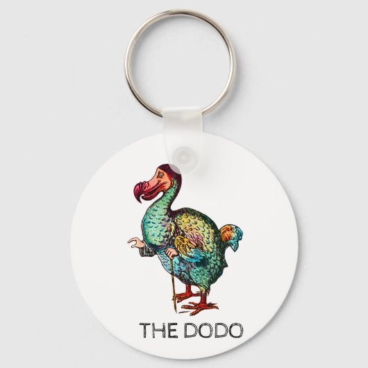 Dodo-knop sleutelhanger (Voorkant)