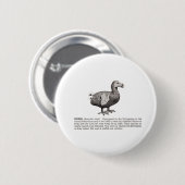 dodo ronde button 5,7 cm (Voorkant /achterkant)