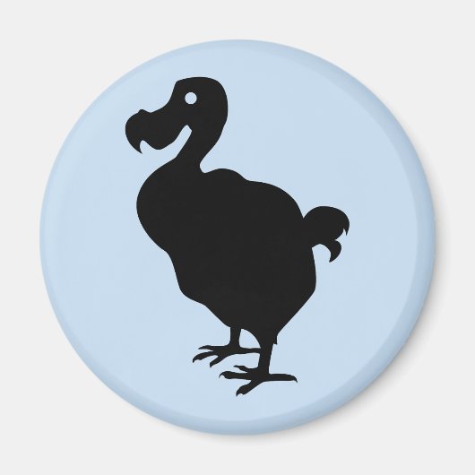 Dodo Silhouette Magneet (Voorkant)