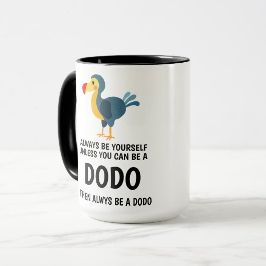 Dodo Special Quottes Two-Tone Coffee Mok (Voorkant links)