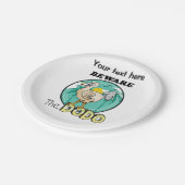 Dodovogel Papieren Bordje (Gekanteld)