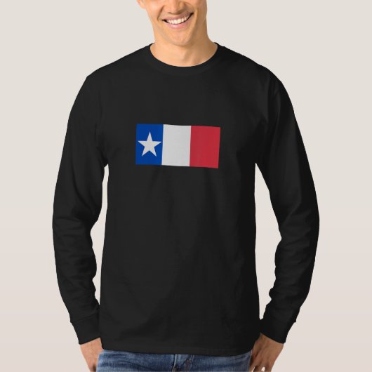 Dodson Flag Texas Republic Flag Alamo T-shirt (Voorkant)