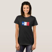 Dodson Flag Texas Republic Flag Alamo T-shirt (Voorkant volledig)