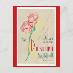 Dodsworth (1935) Movie, Motion Afbeelding, Briefkaart