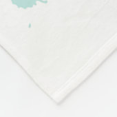 Doe alleen wat je hart je vertelt fleece deken (Hoek)