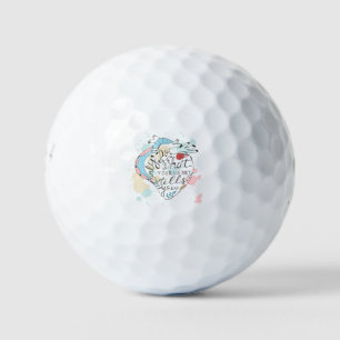 Doe alleen wat je hart je vertelt golfballen