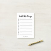 Doe alles | Aangepast om lijst te doen Post-it® Notes (Op bureau)