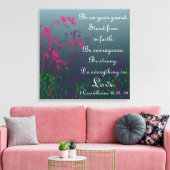 Doe alles in liefde bijbel vers aanmoediging canvas afdruk (Insitu (Woonkamer))