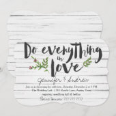 Doe alles in Love Bridal Kaart (Voorkant / Achterkant)