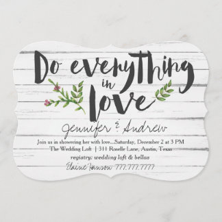 Doe alles in Love Bridal Kaart