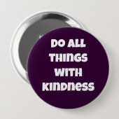 Doe alles met de Paarse Button van Kindness (Voorkant /achterkant)