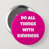 Doe alles met een roze Button in de kleur Kindness (Voorkant /achterkant)