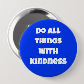 Doe alles met Kindness Blue Button (Voorkant /achterkant)