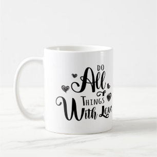 Doe alles met liefde koffiemok